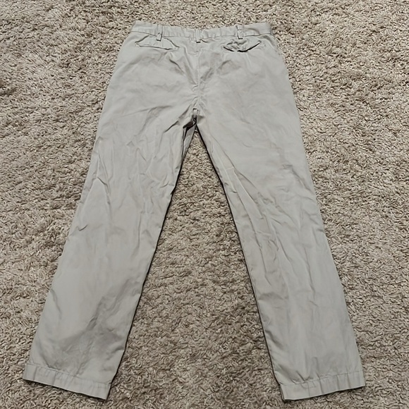 Save Khaki Flat Front Men's Chino Pants 36 Waist 32 1/2" Length - Picture 2 of 9